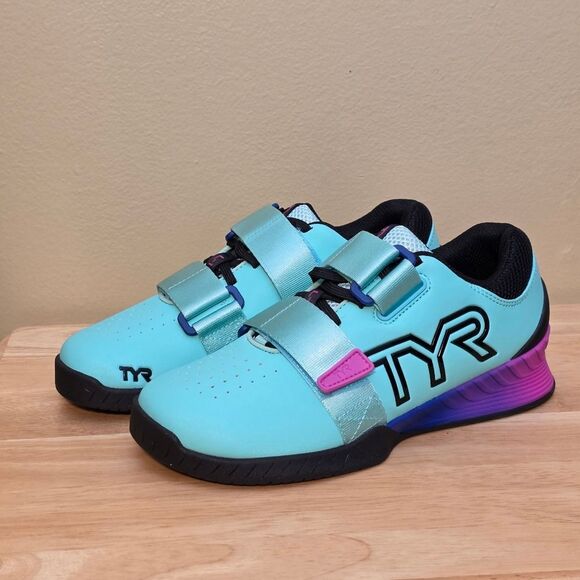 TYR L-1 Lifter Weightlifting Shoes Mint Pink Purple Women's Size 7.5 - Picture 3 of 7